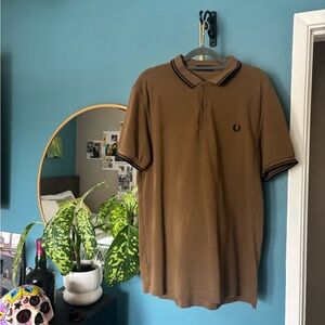 Fred Perry Polo Shirt Twin Tipped - Olive
